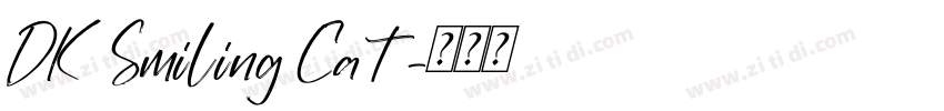 DK Smiling Cat字体转换